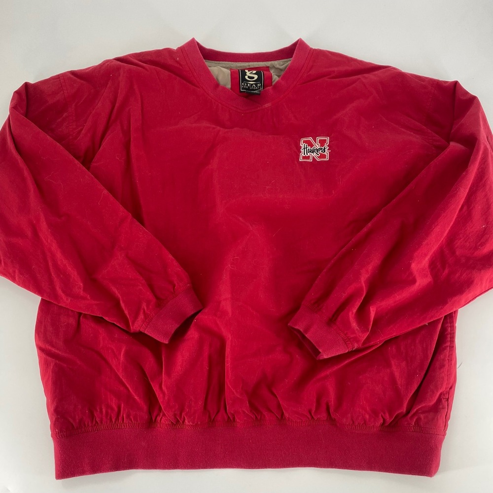 Gear for Sports Nebraska Cornhuskers Pullover Jacket Red Mens‎ XL
